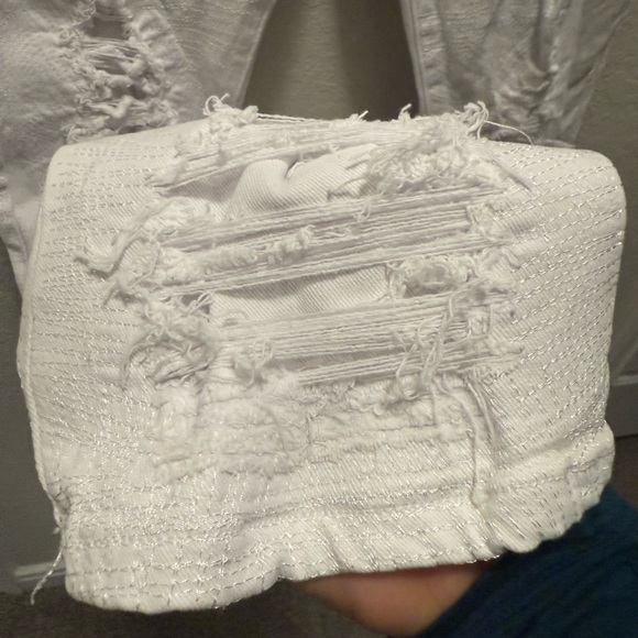 Guapi White Stacked Jeans Size 34 - Picture 16 of 16